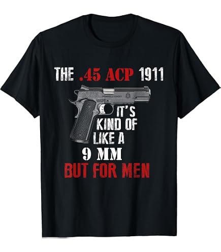Amazon.com: 1911 Pistol T-Shirt T-Shirt : Clothing, Shoes & Jewelry